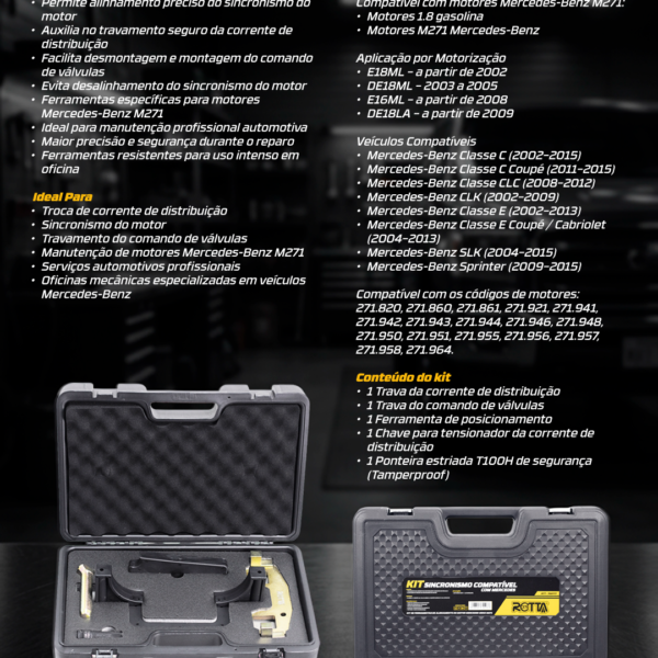 Kit Sincronismo Compativel Com Mercedes