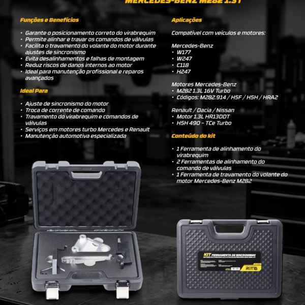Kit Ferramenta De Sincromismo Dos Motores Mercedes/Renault