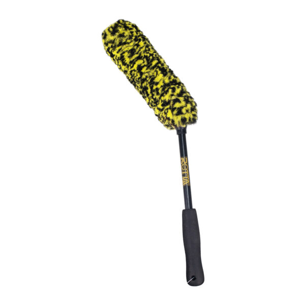 Escova Longa De Microfibra Para Limpeza De Rodas