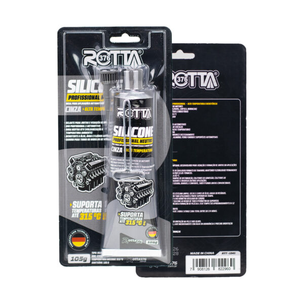 Silicone Alta Temperatura Neutro Gray 105 Gramas