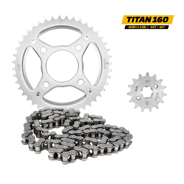 Kit Relação De Moto Titan 160 - 428H X 118L,44T/15T