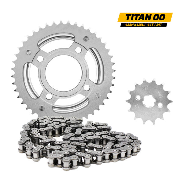 Kit Relação De Moto Titan 00 - 428Hx116L, 44T/14T